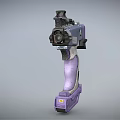 Modern thermometer temperature scanner 3d model