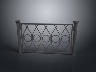 Fence Gate Fence Wall Defense Wall Wooden Fence Iron Fence Floriculture Fence Iron Fence Railing 3d model