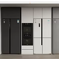 BOSCH embedded refrigerator 3d model