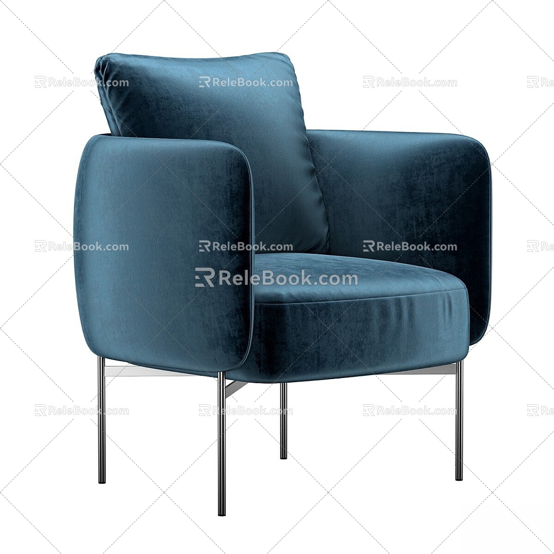 Bonnat Club Chair 3d model