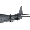 Modern C 130 Transport Aircraft Flying With Multiple Variants In Cloudy Sky