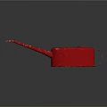 Red Watering Can With Sleek Spout And Handle Modern Design For Gardening