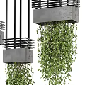 Lush Trailing Green Plants In Modern Hanging Planters For Home Decor