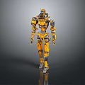 Bumblebee Transformers Robot Toy Sci-Fi Robot Figure 3d model