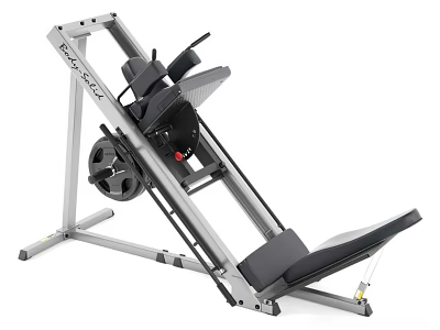 Fitness Leg Press Machine with Steel Frame Padded Seat Adjustable Settings for Strength Training Workouts 3d model