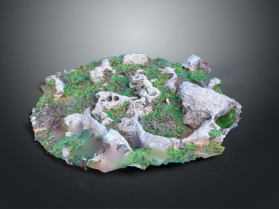 Geography, topography, mountain shape, ridge, ridge, valley, mountain range, canyon, geomorphology, mountain peak, mountain body 3d model