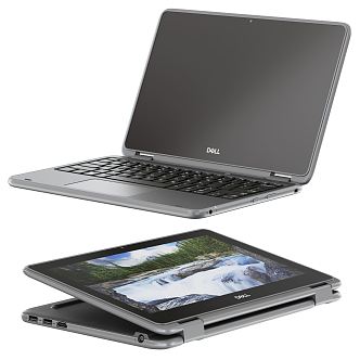 Modern Laptops Dell Laptops 3d model