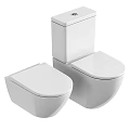 Modern White Wall Mounted Toilet Design With Sleek and Minimalist Style