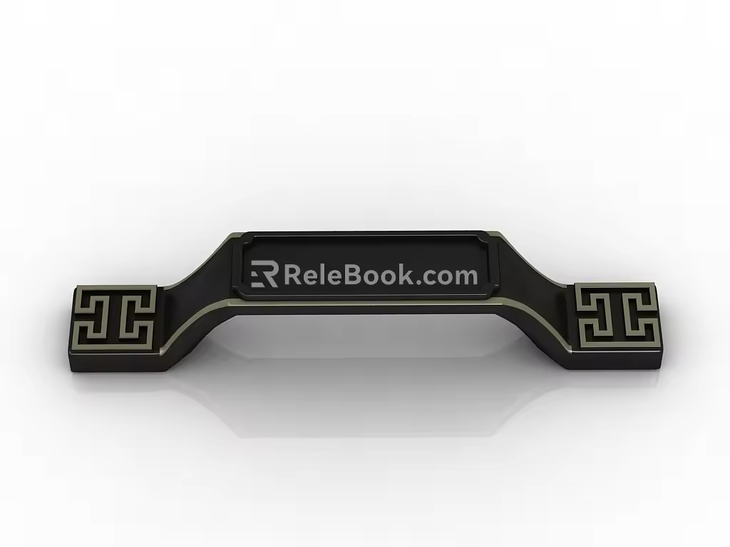Jane ou hardware handle 3d model