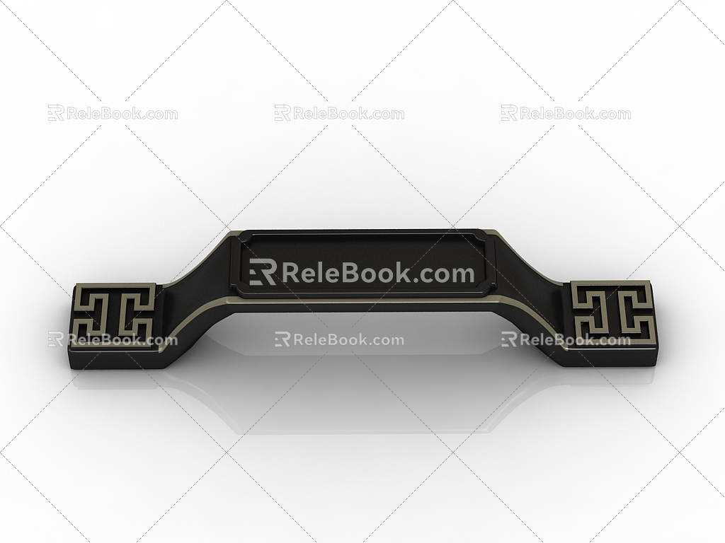 Jane ou hardware handle 3d model