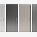 Modern Swing Doors In Various Colors And Materials For Home Interior