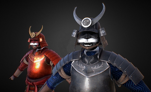 Samurai 3d model