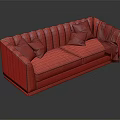 Modern Double Sofa Multi-person Sofa Combination Sofa 3d model