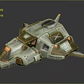 Futuristic Space Exploration Vehicle With Detailed Modules And Sci Fi Design