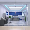 Forensics Room Hall Electronic Evidence Room Front Office Laboratory Forensics Machine Data Collection Room Public Security Organs 3d model
