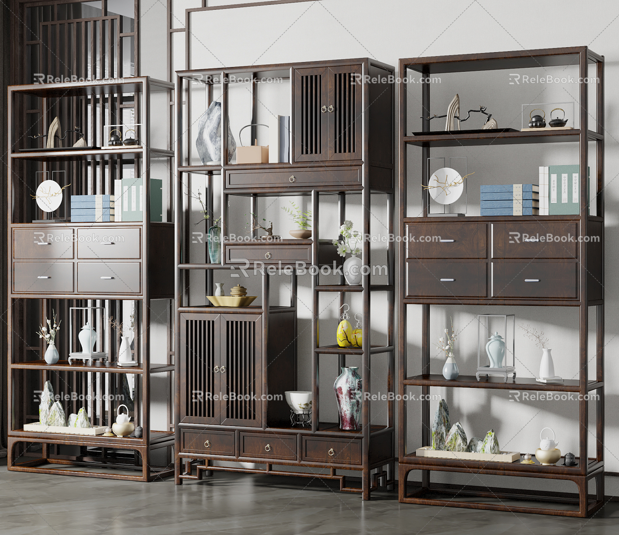 New Chinese Antique Rack model