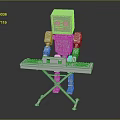 Robot Robot Assistant Small Robot Robot Butler 3d model