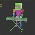 Robot Robot Assistant Small Robot Robot Butler 3d model