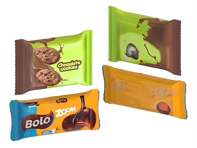 Chocolate Candy Snack Candy Chocolate 3d model