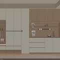 Modern Luxury Wine Cabinet Design With Wood And White Finish And Glass Doors