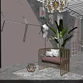 Modern Shower Sauna Storefront With Glass Windows And Pink Grey Decor