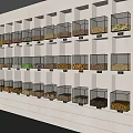 Modern Display Shelves With Glass Doors And Wooden Frames For Organized Storage Items