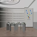 Yeladou Modern Specialty Store Interior With Product Shelves And Display Counter