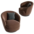 Minotti single sofa 3d model