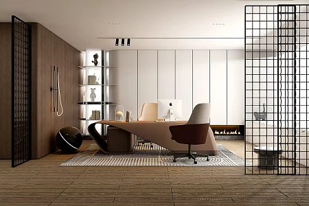 The Modern Office 3d model