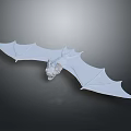 Game Movie Character White Bat Like Fantasy Creature With Large Wings