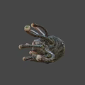 Horror Fantasy Game Movie Character With Multiple Eyes And Tentacles Design