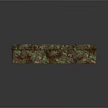 Camouflage Storage Box With Green And Brown Camo Pattern Design