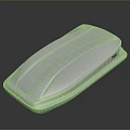 Sleek White Curved Cover With Smooth Surface And Modern Design For Appliance Housing