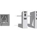 Public Facility Security Checkpoint Equipment With X-Ray Scanner And Turnstile Gates