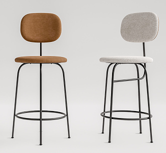 Modern Bar Chair 3d model