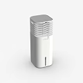 White Upright Home Dehumidifier With Modern Design And Efficient Moisture Removal Function