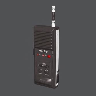 Modern intercom 3d model