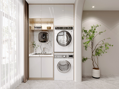 modern washing machine cabinet laundry cabinet model