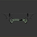 Green And Black Modern THORX Compound Bow With Archery Design 3d model