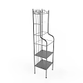 Durable Metal Storage Shelf With Multi tier Design For Home Organization