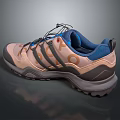 KOYO Outdoor Hiking Shoes With Non Slip Sole Blue Laces Beige And Blue Design
