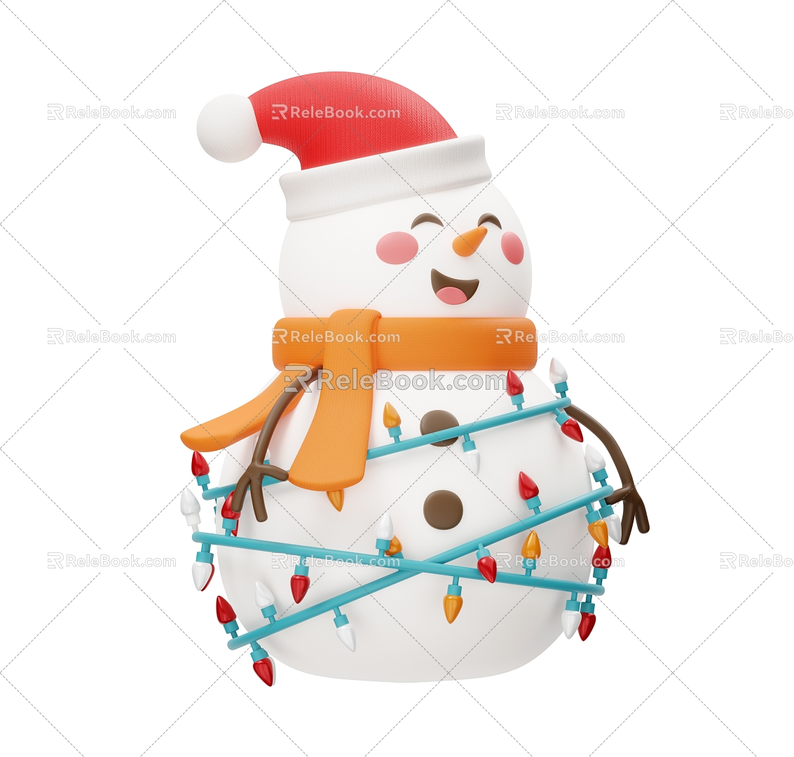 Snowman cartoon snowman snowman snowman Q version model