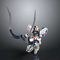 Intelligent Robot Model With Large Sickle Weapons And Mechanical Armor Design Structure