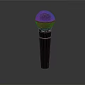 High Quality Black Handheld Microphone Professional Audio Electronic Device For Speech And Recording