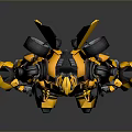 Bumblebee Transformers Robot Toy Sci-Fi Robot Figure 3d model
