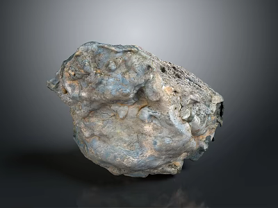 Natural Stone With Rough Surface And Natural Texture As Decorative Material 3d model