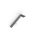 Minimalist Indoor Staircase Design With Sleek Metal Handrail And Smooth Steps For Modern Home