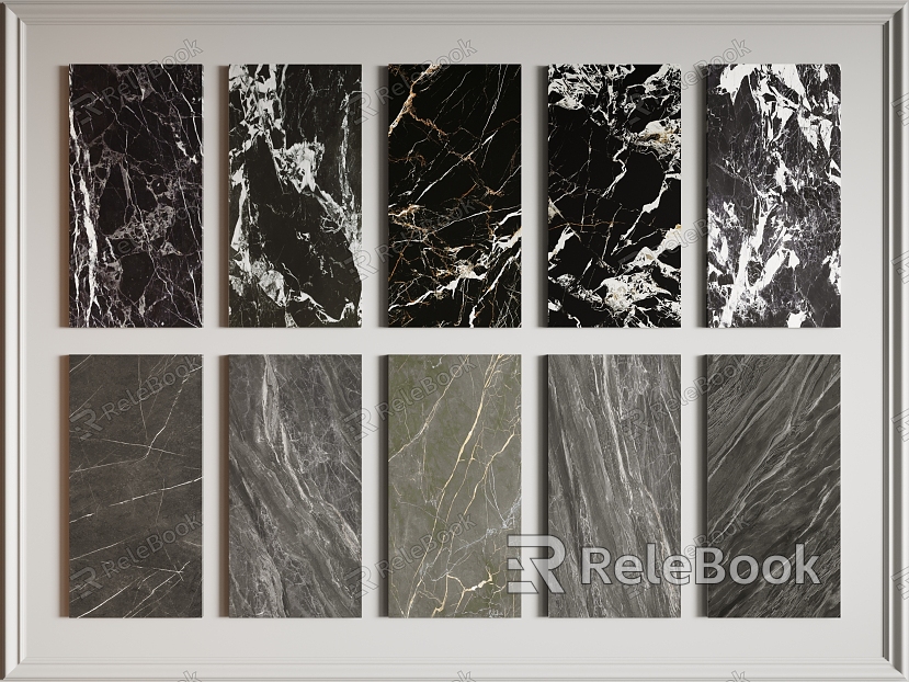 Black Stone Wall Panel Marble Background Wall Marble Wall Panel Black Stone Black Rock Slab Wall Panel model