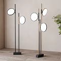 Floor lamp combination 3d model