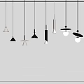 Modern chandelier combination 3d model